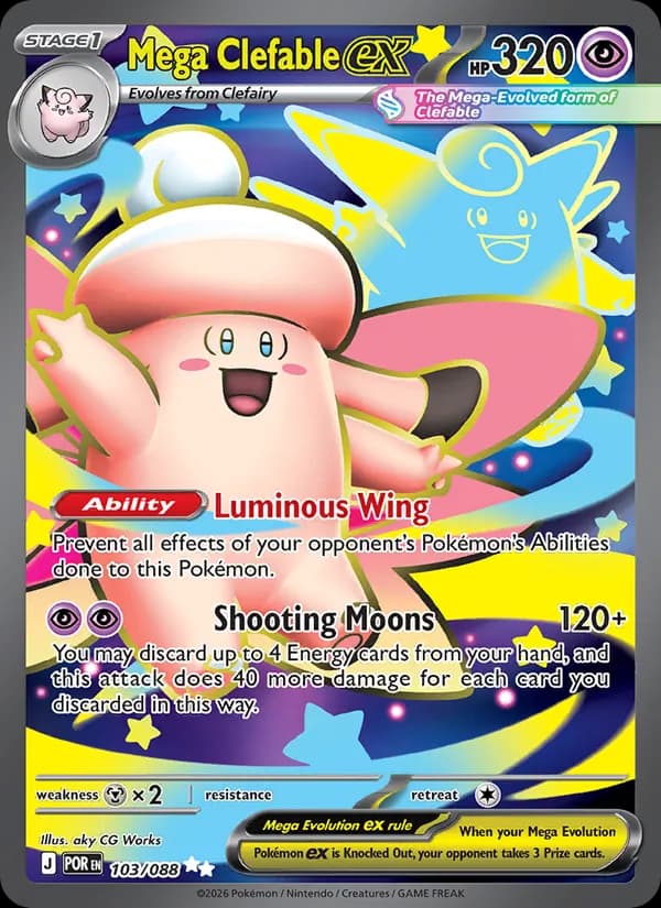 Mega Clefable ex 103/88, Perfect Order