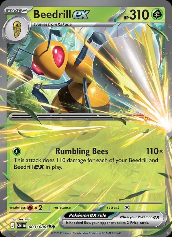 Beedrill ex 003/86, Chaos Rising