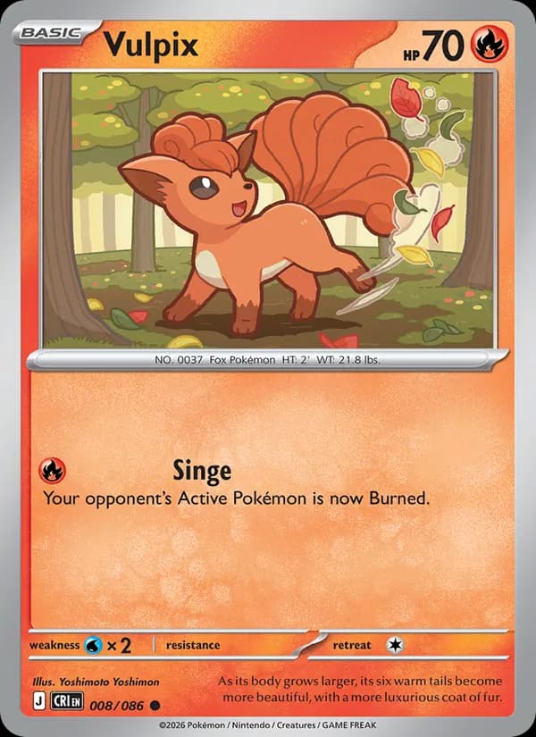 Vulpix 008/86, Chaos Rising