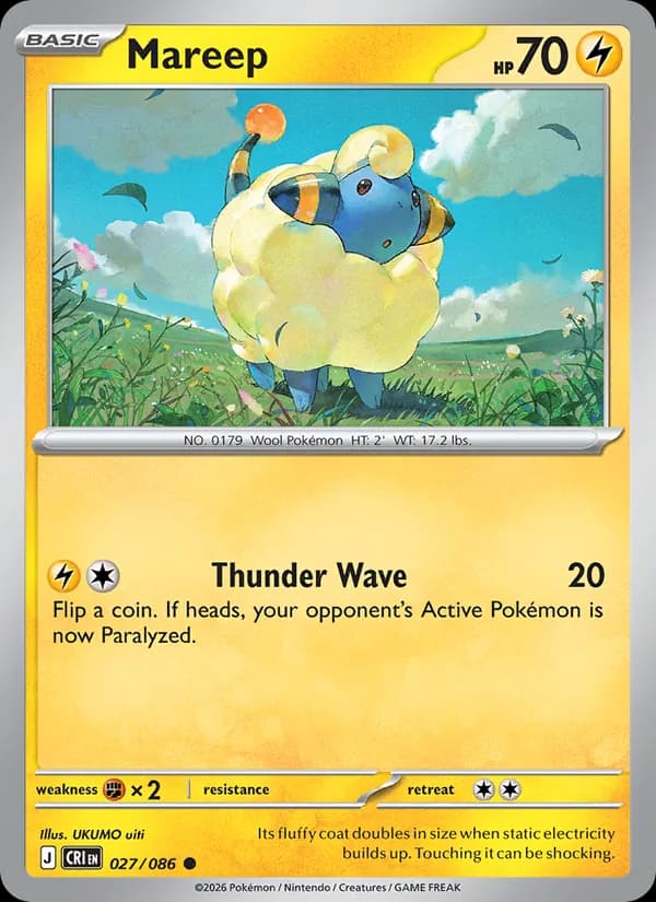Mareep 027/86, Chaos Rising