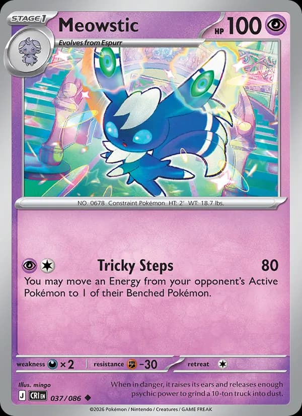 Meowstic 037/86, Chaos Rising