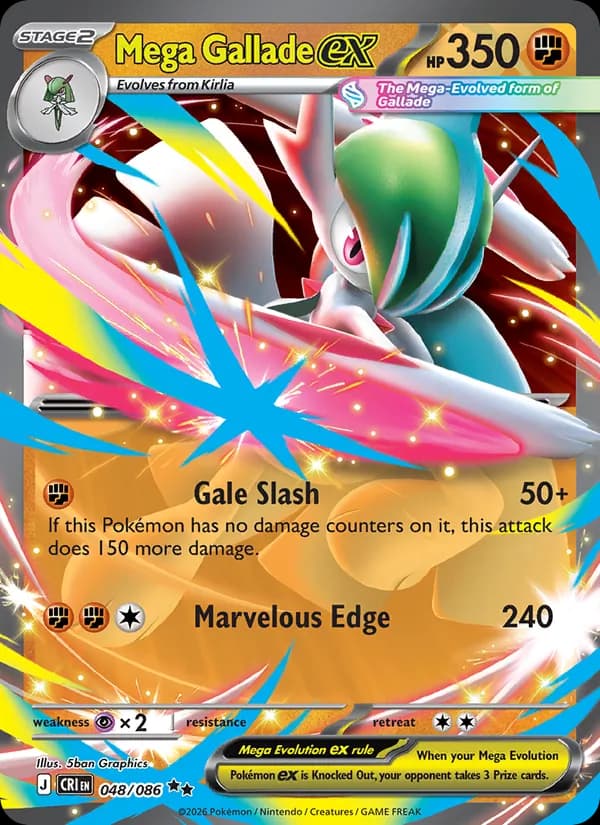 Mega Gallade ex 048/86, Chaos Rising