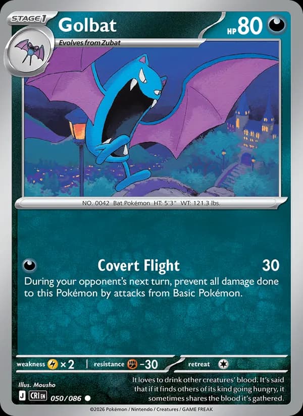 Golbat 050/86, Chaos Rising