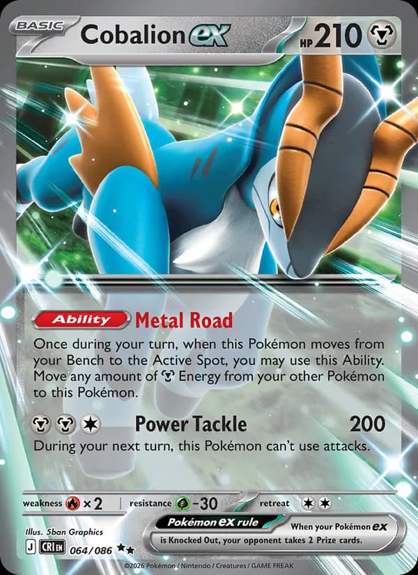 Cobalion ex 064/86, Chaos Rising