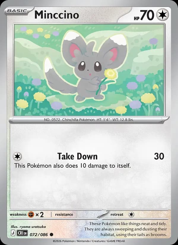 Minccino 072/86, Chaos Rising