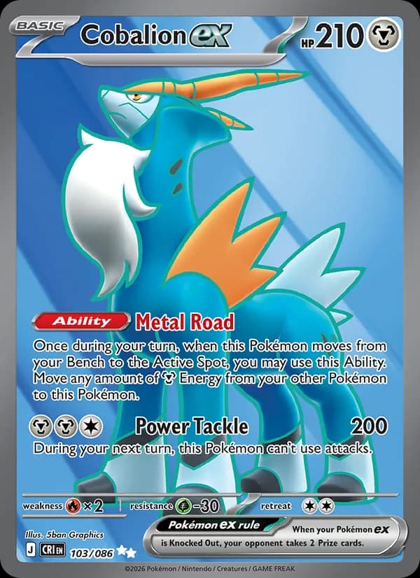 Cobalion ex 103/86, Chaos Rising