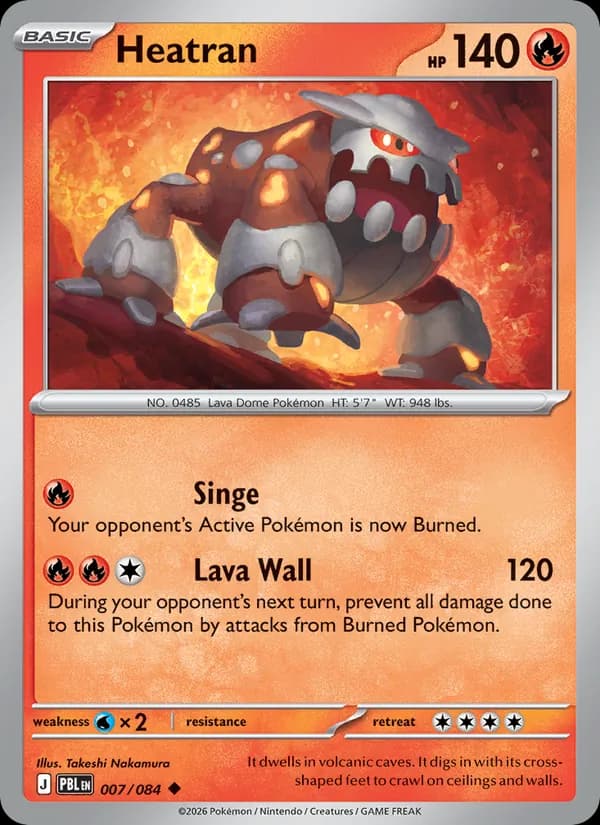Heatran 007/84, Pitch Black