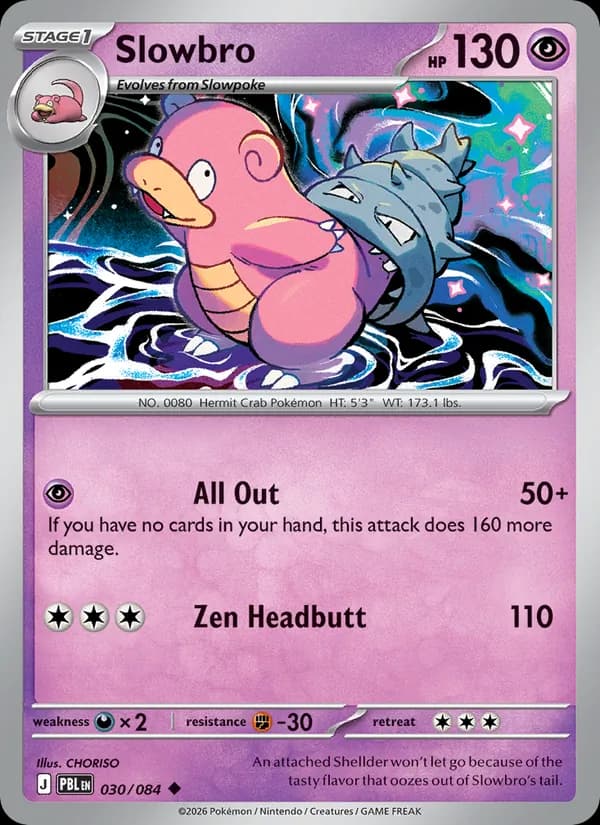 Slowbro 030/84, Pitch Black