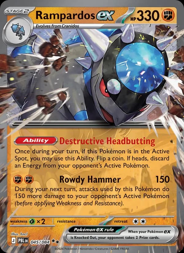 Rampardos ex 045/84, Pitch Black