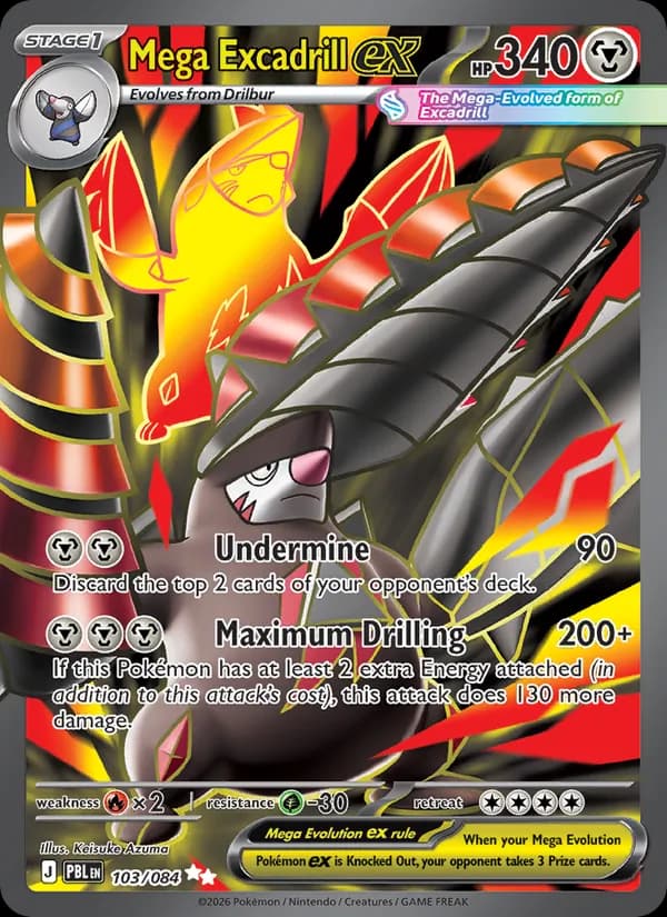 Mega Excadrill ex 103/84, Pitch Black