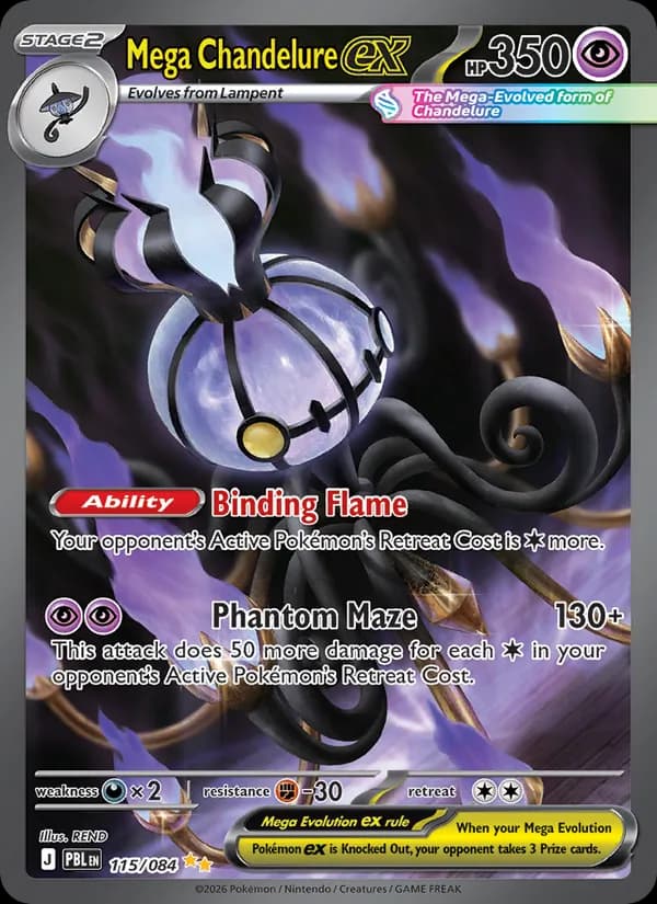 Mega Chandelure ex 115/84, Pitch Black