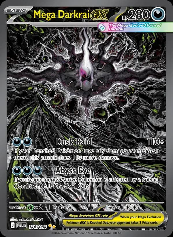 Mega Darkrai ex 116/84, Pitch Black