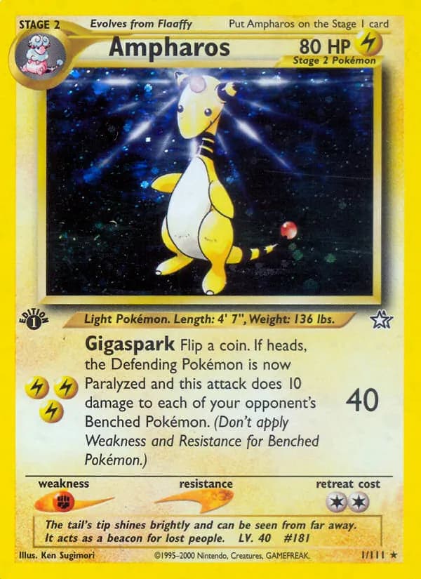 Ampharos 1/111, Neo Genesis