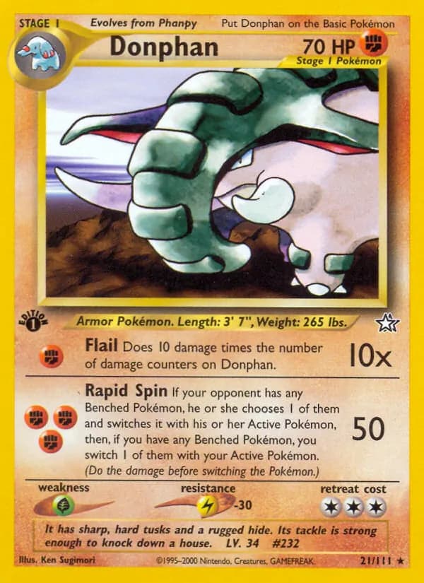 Donphan 21/111, Neo Genesis