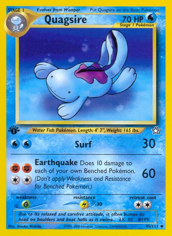 Quagsire 45/111, Neo Genesis