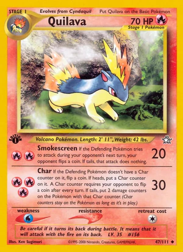 Quilava 47/111, Neo Genesis