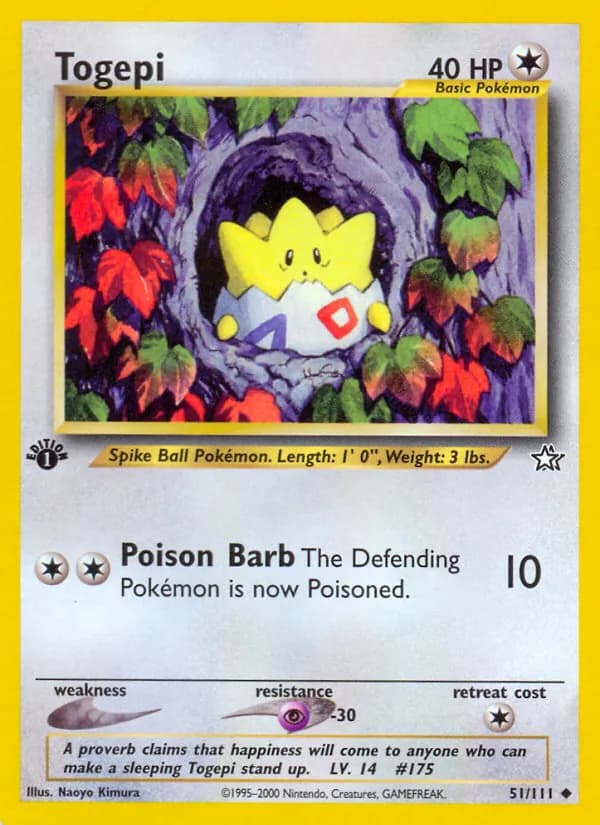Togepi 51/111, Neo Genesis