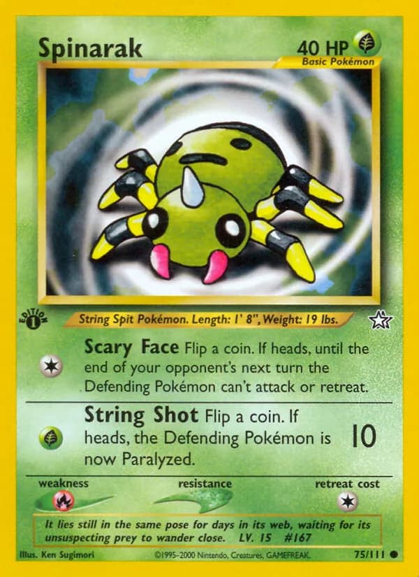 Spinarak 75/111, Neo Genesis