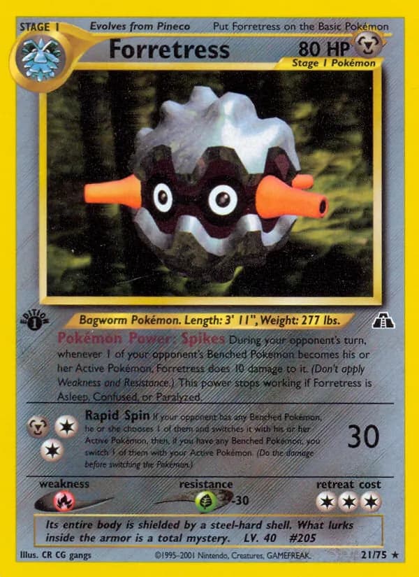 Forretress 21/75, Neo Discovery