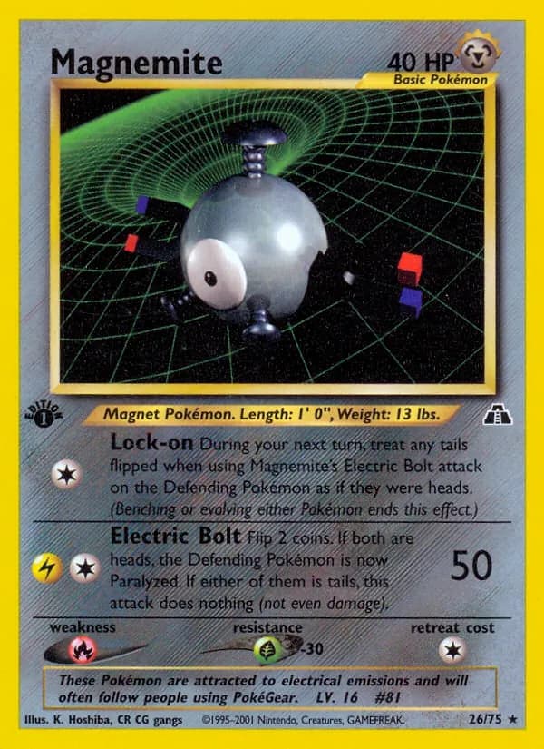 Magnemite 26/75, Neo Discovery