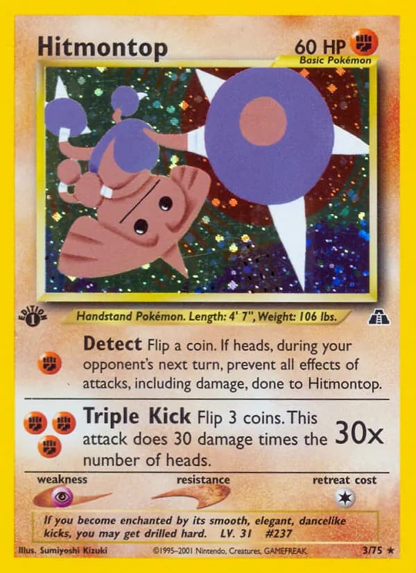 Hitmontop 3/75, Neo Discovery