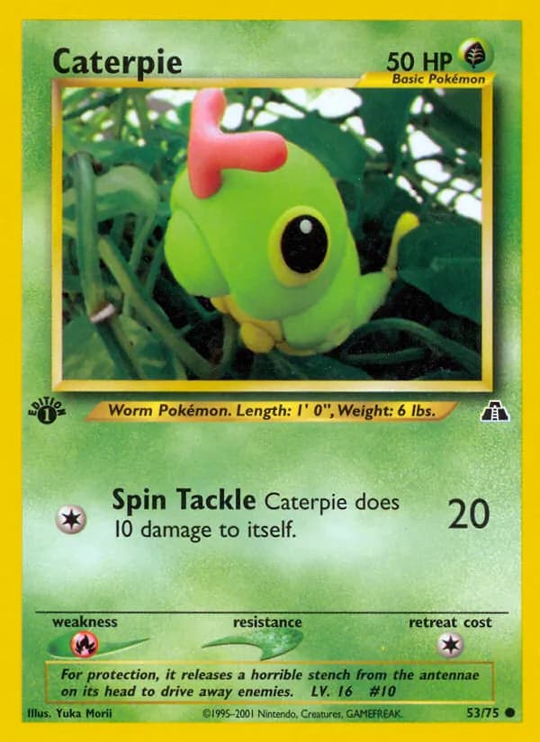 Caterpie 53/75, Neo Discovery