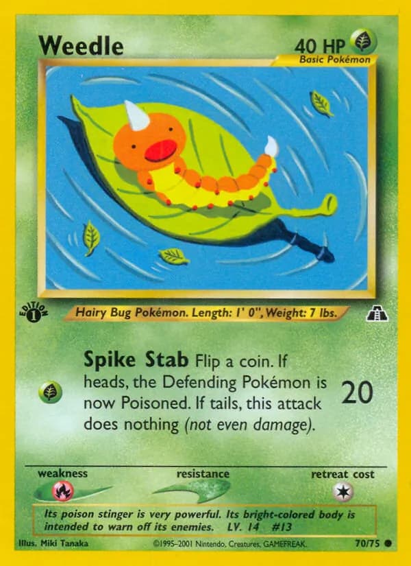 Weedle 70/75, Neo Discovery