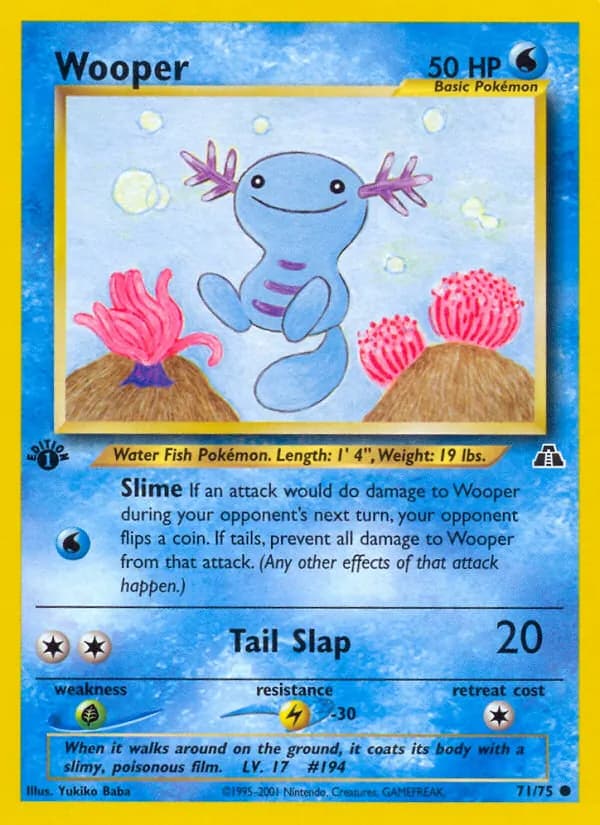 Wooper 71/75, Neo Discovery