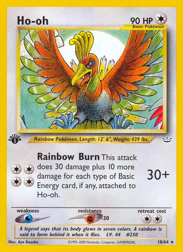 Ho-oh 18/64, Neo Revelation