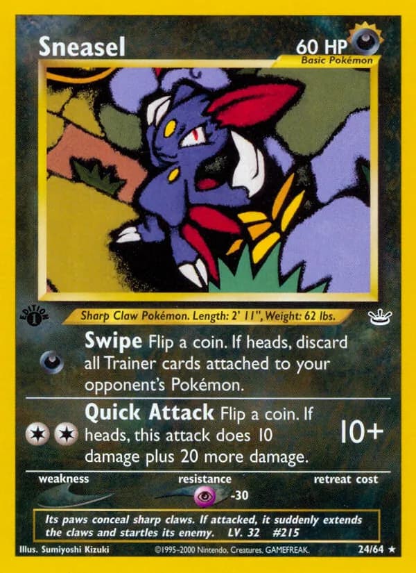 Sneasel 24/64, Neo Revelation