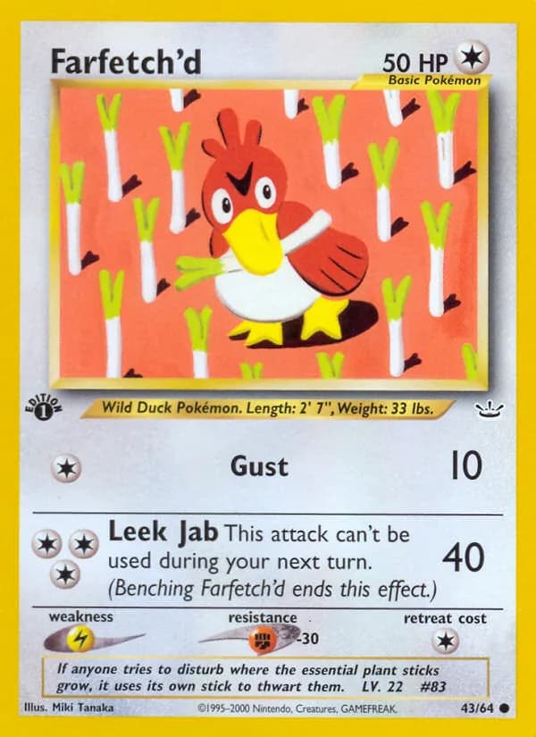 Farfetch'd 43/64, Neo Revelation