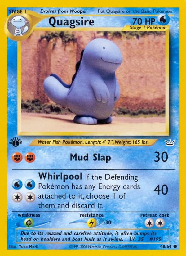 Quagsire 48/64, Neo Revelation