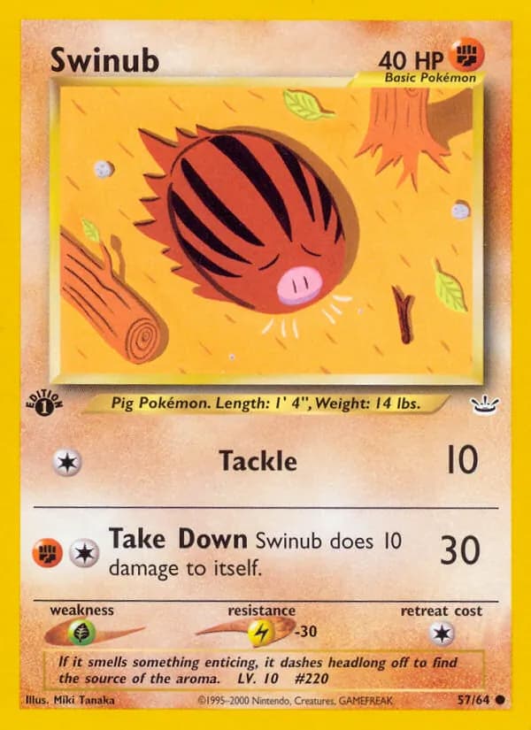 Swinub 57/64, Neo Revelation