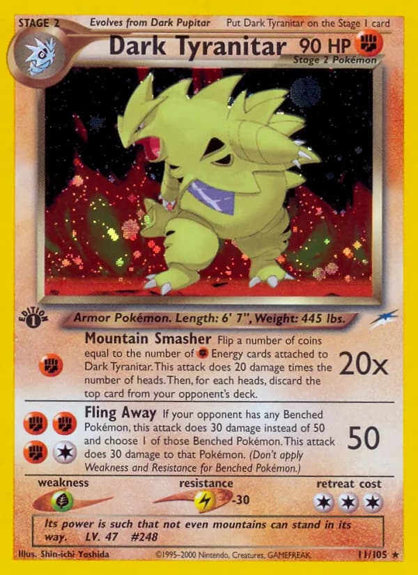 Dark Tyranitar 11/105, Neo Destiny