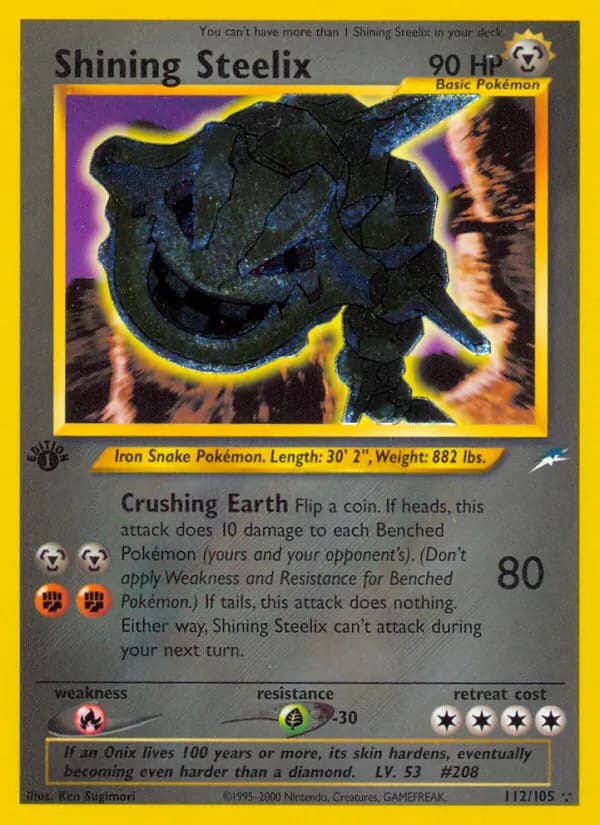 Shining Steelix 112/105, Neo Destiny