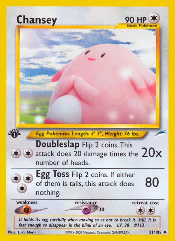 Chansey 31/105, Neo Destiny