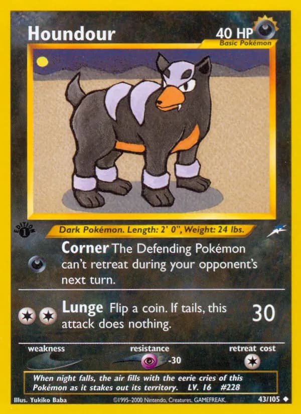 Houndour 43/105, Neo Destiny