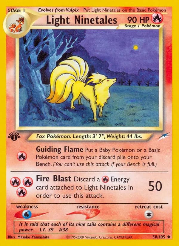 Light Ninetales 50/105, Neo Destiny