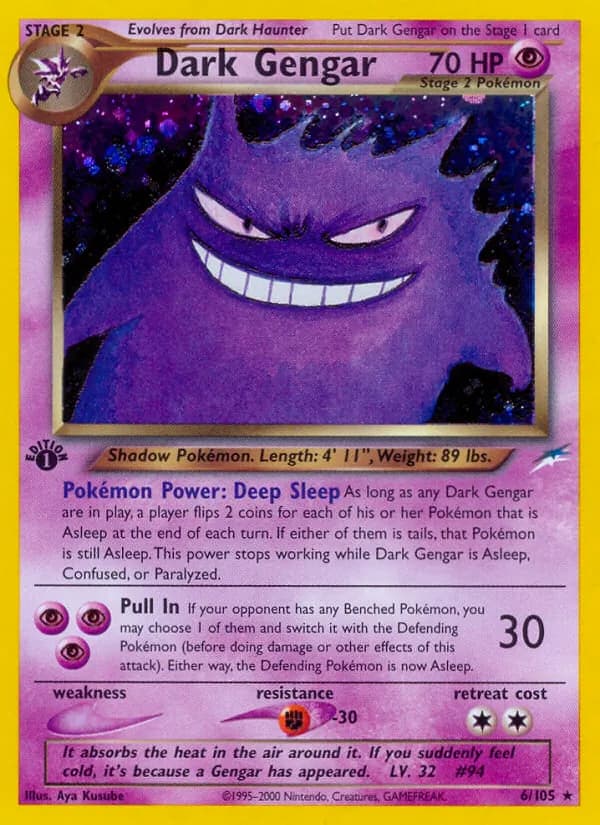 Dark Gengar 6/105, Neo Destiny