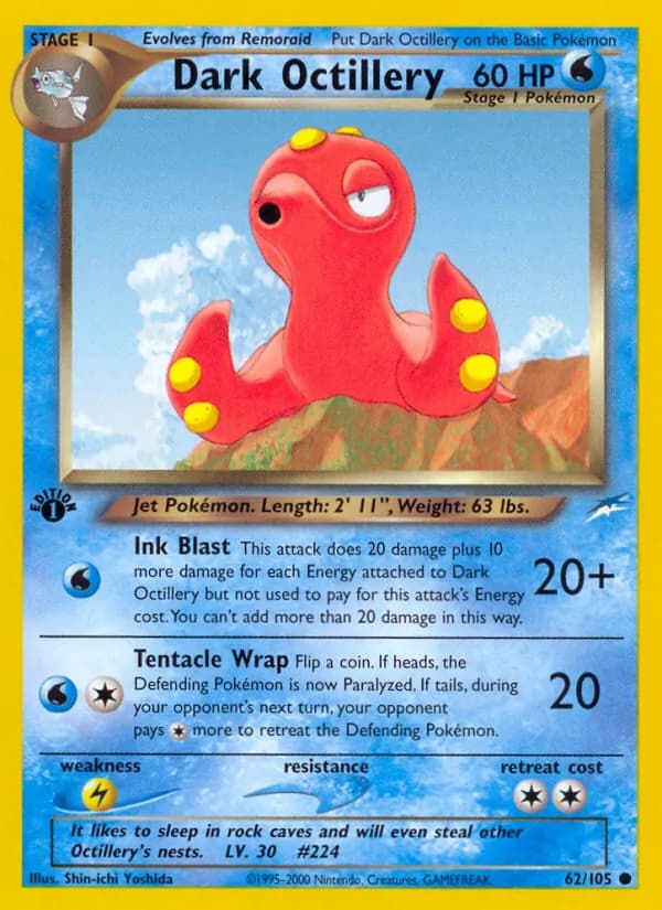 Dark Octillery 62/105, Neo Destiny