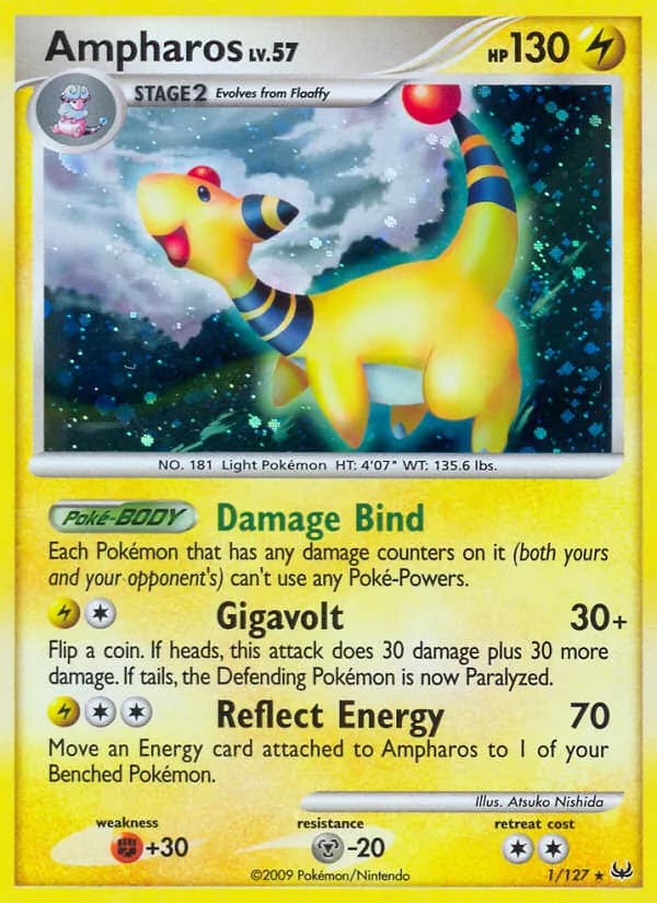 Ampharos 1/127, Platinum