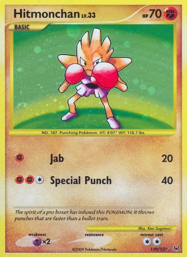 Hitmonchan 129/127, Platinum
