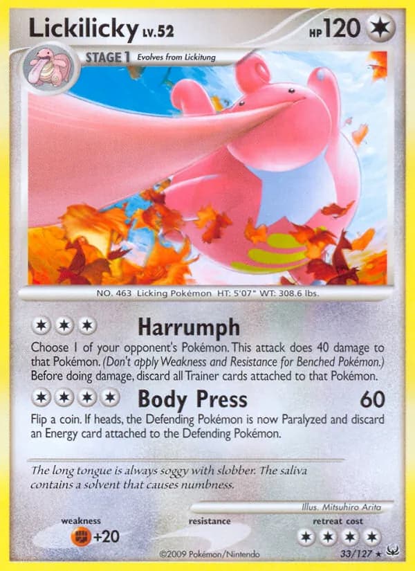 Lickilicky 33/127, Platinum