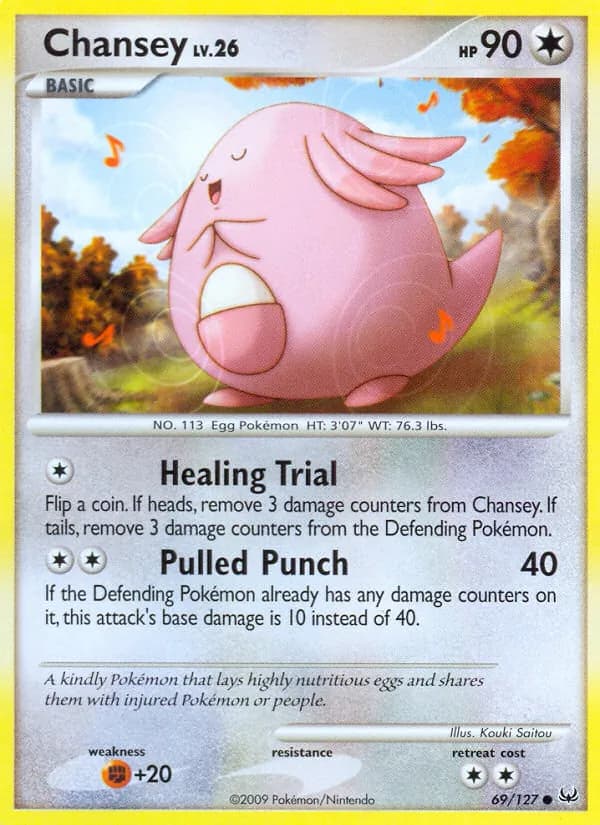 Chansey 69/127, Platinum