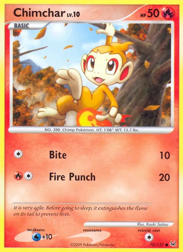 Chimchar 70/127, Platinum