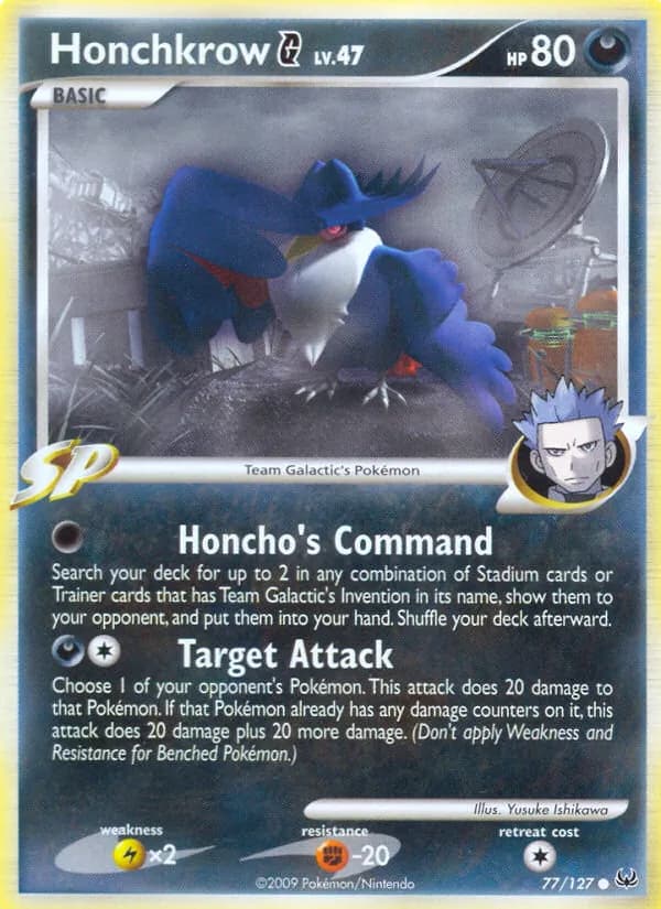 Honchkrow G 77/127, Platinum