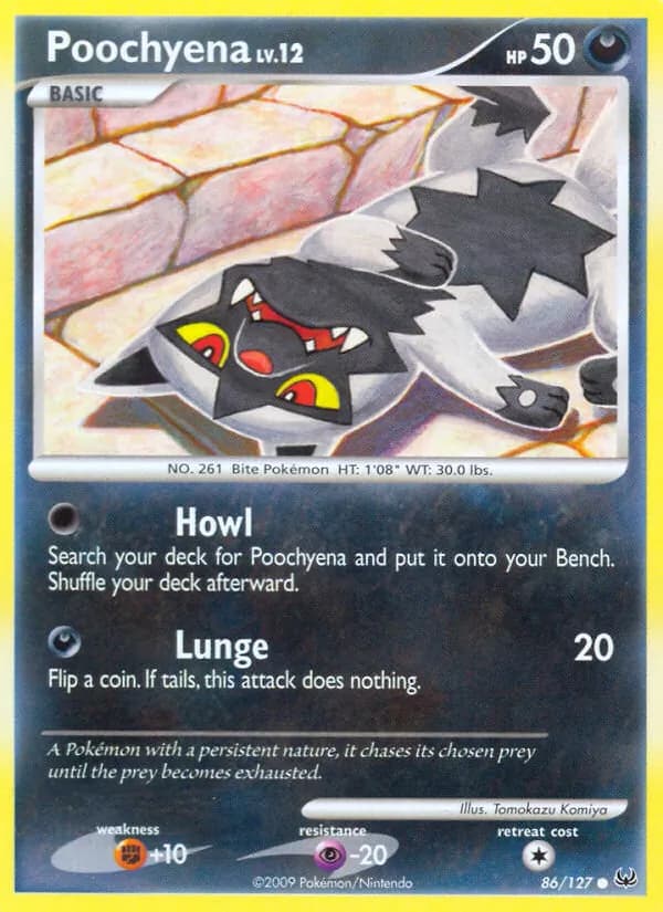 Poochyena 86/127, Platinum