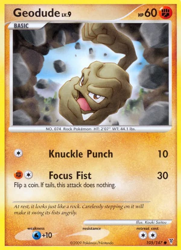 Geodude 105/147, Supreme Victors