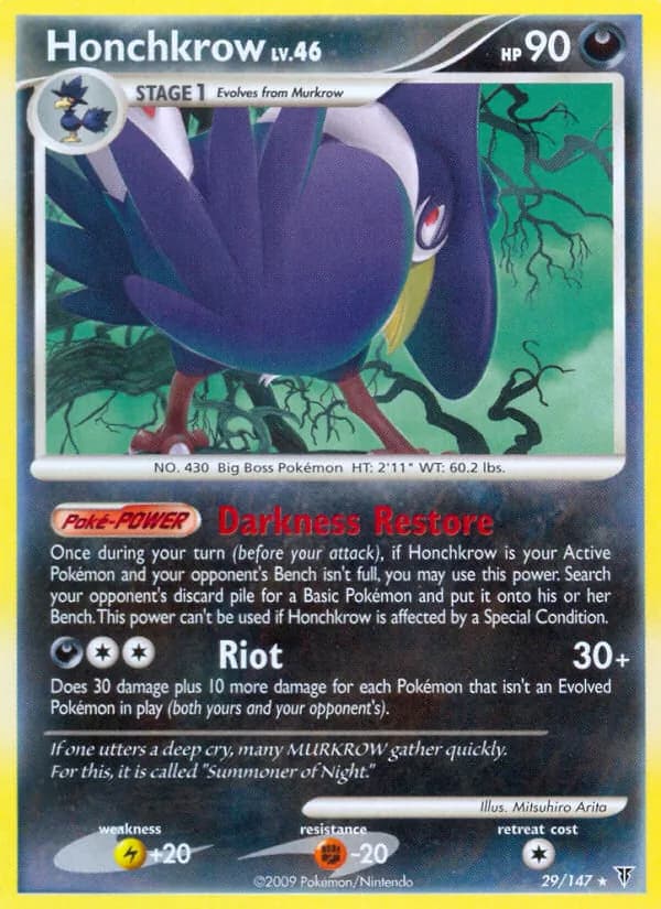 Honchkrow 29/147, Supreme Victors