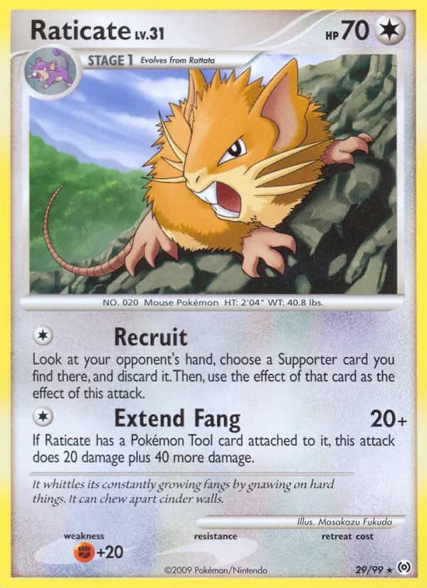 Raticate 29/99, Arceus